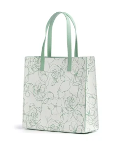 Meaicon Shopper Lederimitat weiß