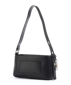 Mediana M Schultertasche Lederimitat schwarz