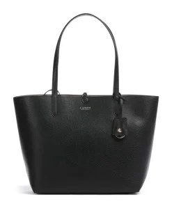 Medium Shopper Lederimitat schwarz