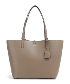 Medium Shopper Lederimitat taupe