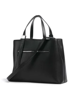 Mel 2.0 Handtasche Lederimitat schwarz