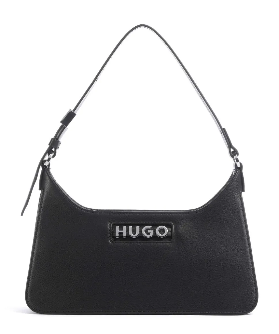 Mel 2.0 Schultertasche Lederimitat schwarz