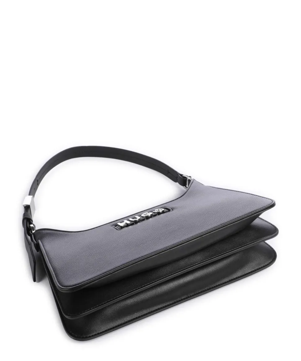 Mel 2.0 Schultertasche Lederimitat schwarz