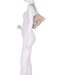 Mel 2.0 Schultertasche Lederimitat hellbraun