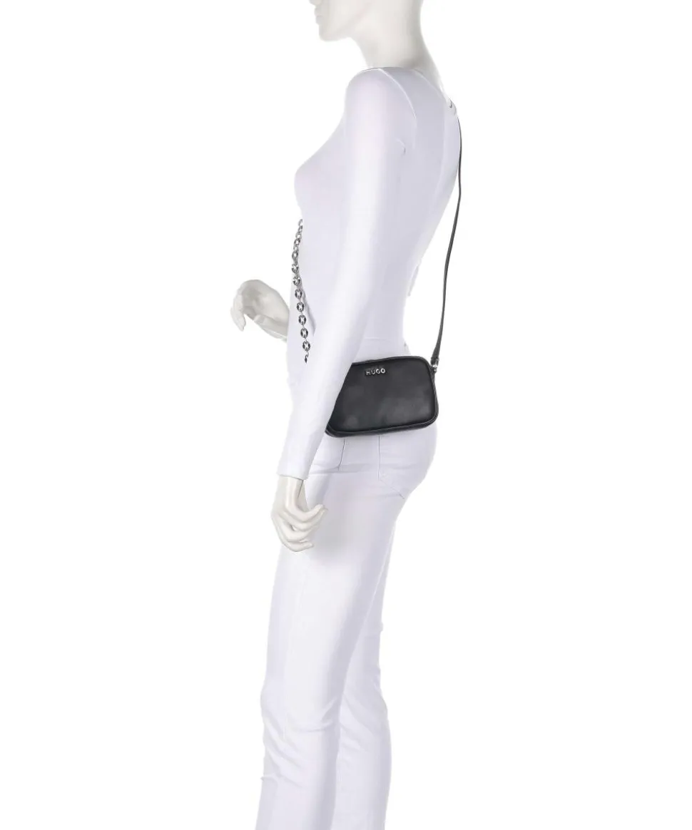 Mel Umhängetasche Lederimitat schwarz