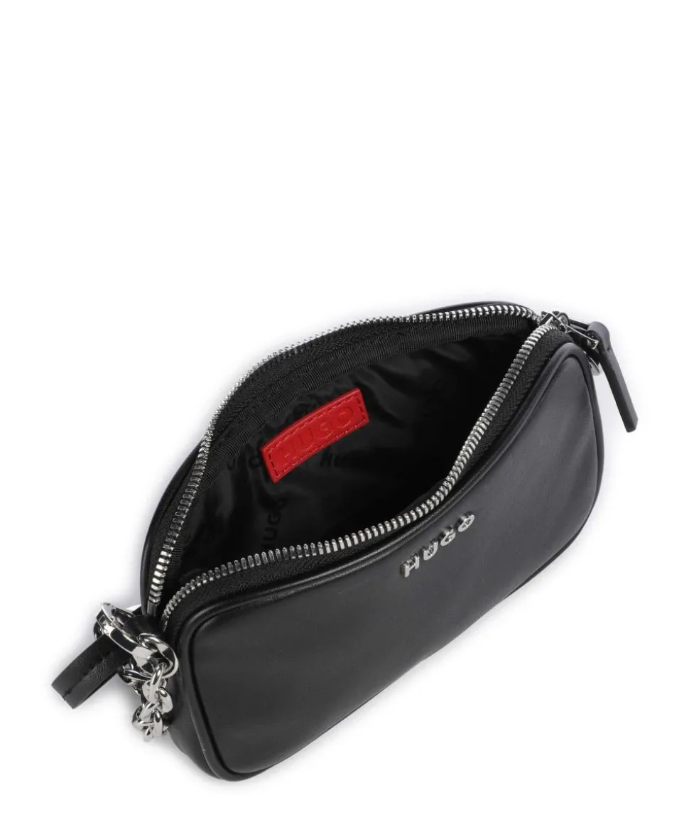 Mel Umhängetasche Lederimitat schwarz