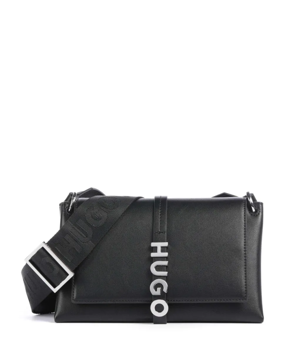 Mel Umhängetasche Lederimitat schwarz