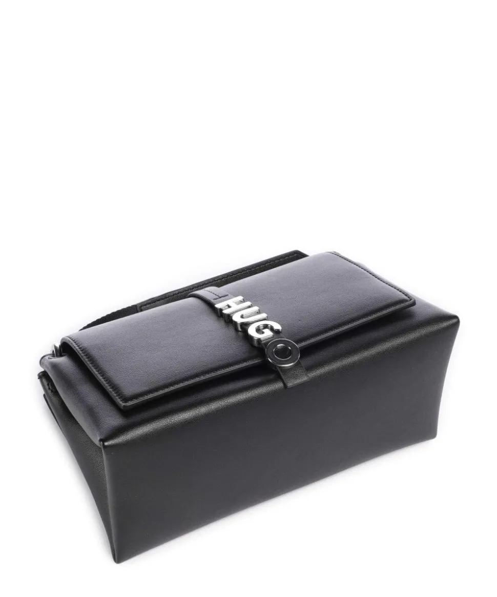 Mel Umhängetasche Lederimitat schwarz