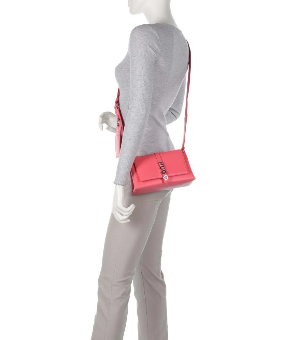 Mel Umhängetasche Lederimitat pink