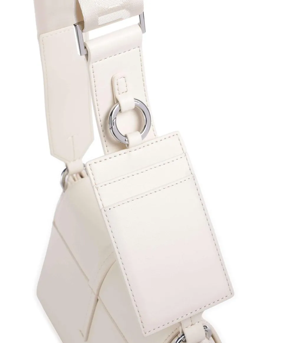 Mel Umhängetasche Lederimitat weiß