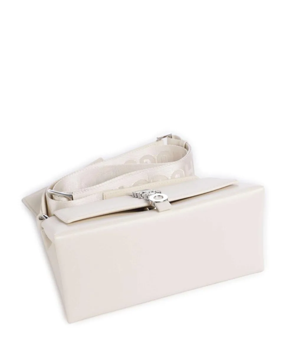 Mel Umhängetasche Lederimitat weiß