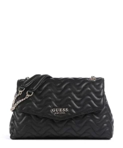 Melisandra Schultertasche Lederimitat schwarz