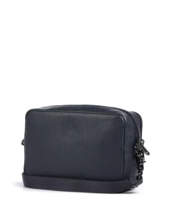 Mellow Leather Umhängetasche genarbtes Kalbsleder dunkelblau