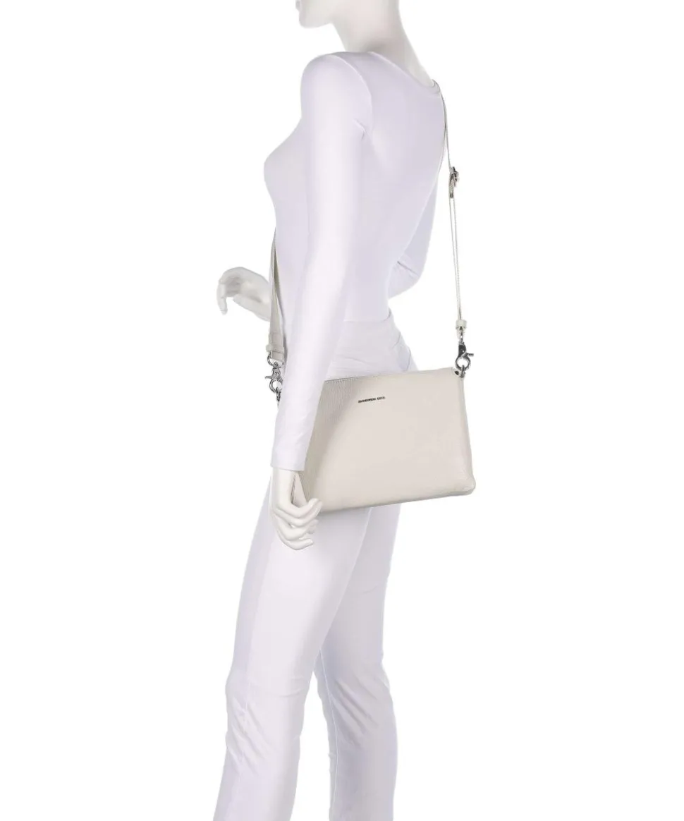 Mellow Leather Umhängetasche genarbtes Kalbsleder creme