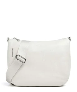 Mellow Leather Umhängetasche genarbtes Kalbsleder creme
