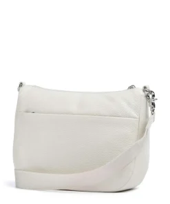 Mellow Leather Umhängetasche genarbtes Kalbsleder creme