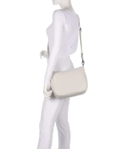 Mellow Leather Umhängetasche genarbtes Kalbsleder creme