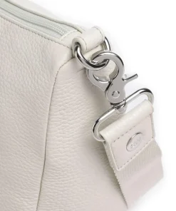 Mellow Leather Umhängetasche genarbtes Kalbsleder creme