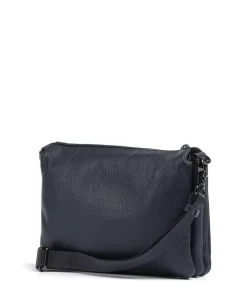 Mellow Leather Umhängetasche genarbtes Kalbsleder dunkelblau