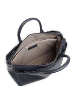 Mellow Urban Aktentasche 14″ genarbtes Kalbsleder dunkelblau