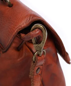 Melody Handtasche genarbtes Rindsleder cognac