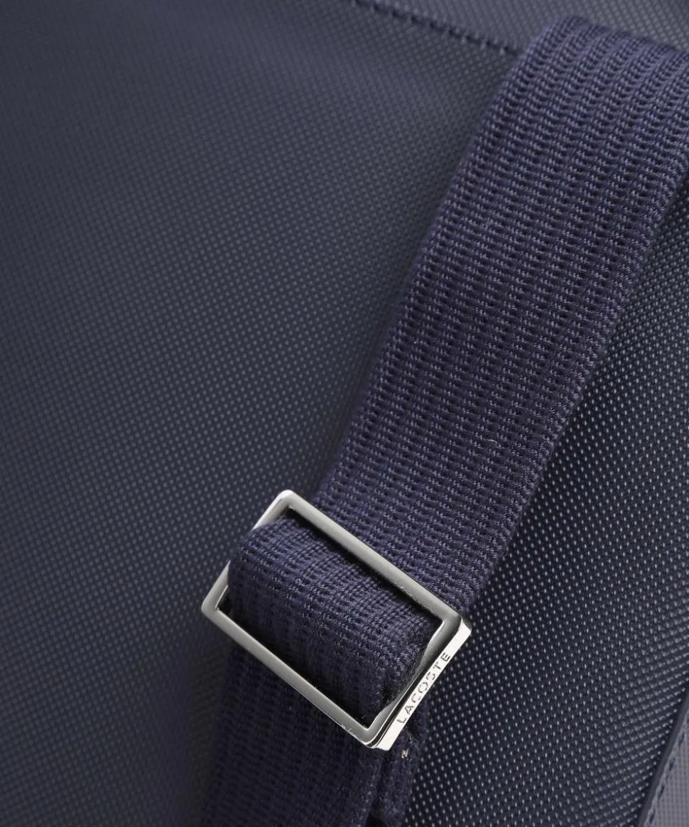 Mens Classic Umhängetasche Lederimitat navy