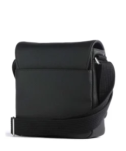 Mens Classic Umhängetasche Polyurethane schwarz