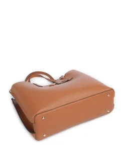 Meridian Shopper Lederimitat cognac