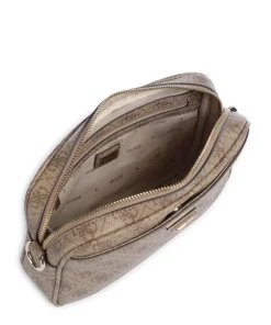 Meridian Umhängetasche Lederimitat hellbraun