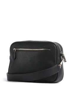 Meridian Umhängetasche Lederimitat schwarz