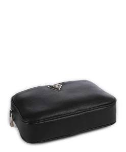 Meridian Umhängetasche Lederimitat schwarz