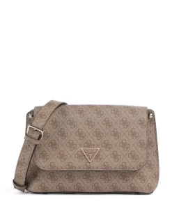 Meridian Umhängetasche Lederimitat hellbraun