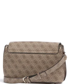 Meridian Umhängetasche Lederimitat hellbraun