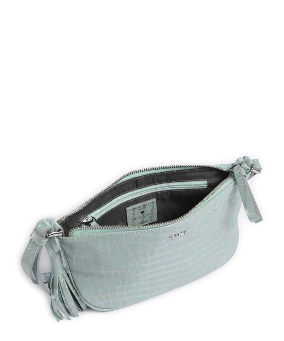 Mermaid Umhängetasche geprägtes Leder mintgrün