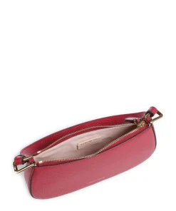 Merveille Schultertasche genarbtes Leder rot