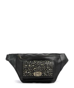 Metal Memory Gürteltasche genarbtes Rindsleder schwarz