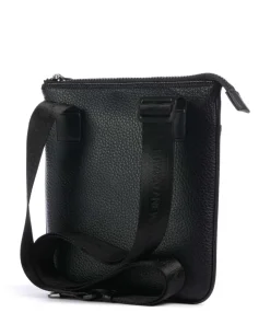Miami Umhängetasche Lederimitat schwarz