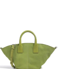 Mica Promo Suede S Handtasche aufgerautes Leder olivgrün