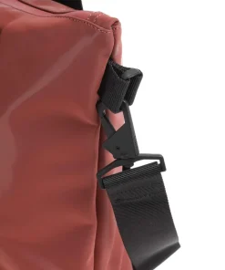 Micro Shopper Polyester, Polyurethane dunkelrot