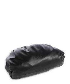 Mila Clutch Lederimitat schwarz