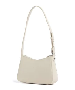 Mila Mini Schultertasche Lederimitat creme