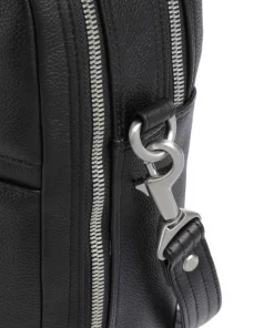 Milano Aktentasche 15″ genarbtes Rindsleder schwarz