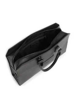 Milano Aktentasche 14″ genarbtes Rindsleder schwarz