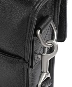 Milano Aktentasche fein genarbtes Rindsleder schwarz