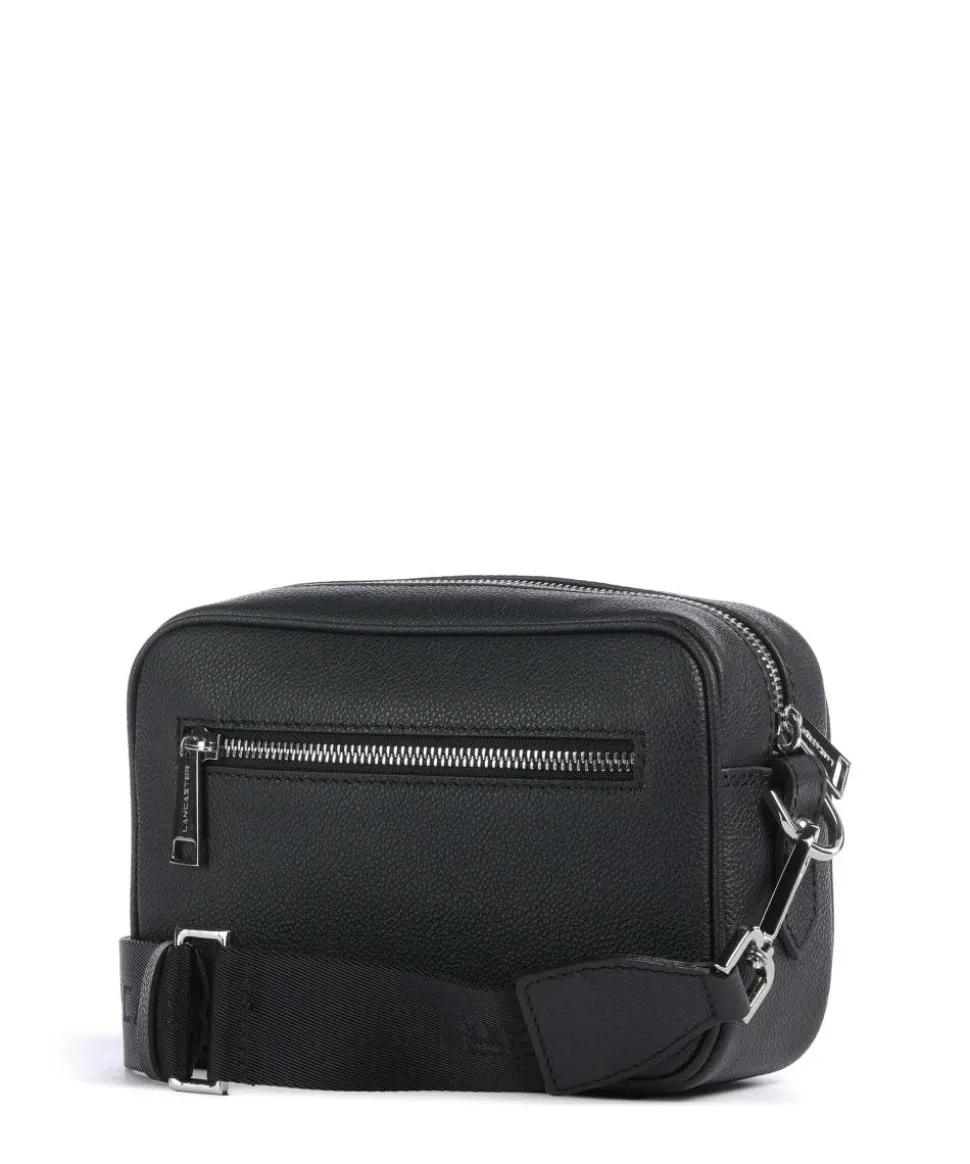 Milano AMA Umhängetasche genarbtes Rindsleder schwarz