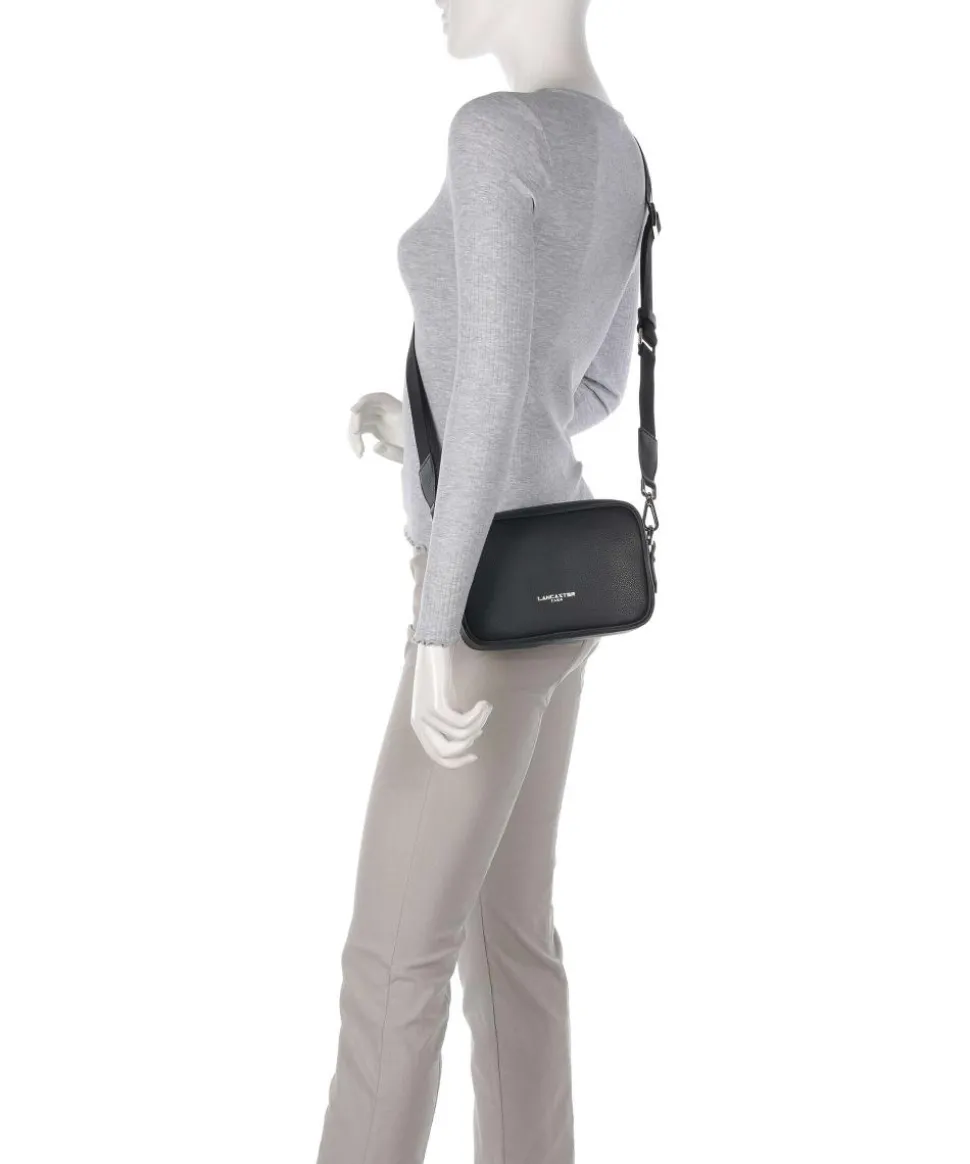 Milano AMA Umhängetasche genarbtes Rindsleder schwarz