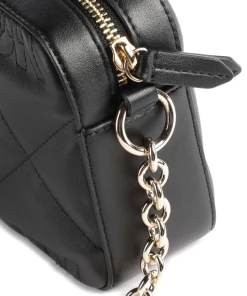 Milano Crosstown Umhängetasche fein genarbtes Rindsleder schwarz