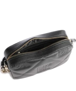 Milano Crosstown Umhängetasche fein genarbtes Rindsleder schwarz