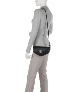 Milano Downtown Umhängetasche fein genarbtes Rindsleder schwarz