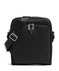 Milano Eco Umhängetasche Lederimitat schwarz